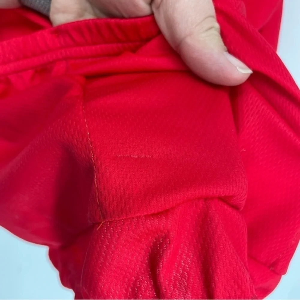 Biemme Red Cycling‎ Jersey Mens Sz 3 M 1/2 zip